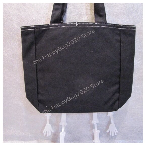SKELETON fabric-canvas trick or treat tote bag-PAPYRUS- arms-legs move! NEW - Picture 5 of 10